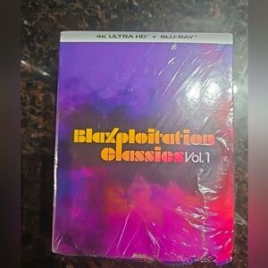 BLAXPLOITATION CLASSICS Vol 1 - 4K ULTRA HD + BLU-RAY Region free 12-DISC Read